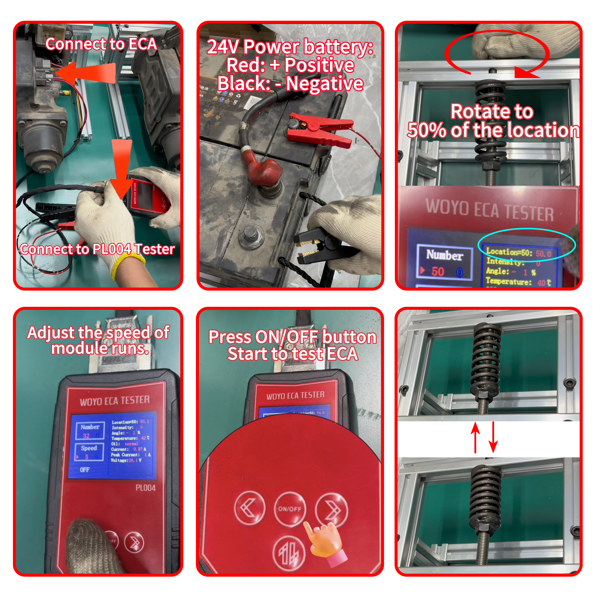 Workshop Tools Bench - WOYO PL004 ECA تستر ل سكانيا