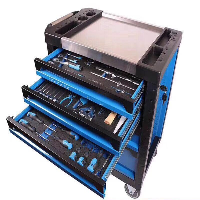 Workshop Tools Box - صندوق أدوات معدني بـ 7 أدراج