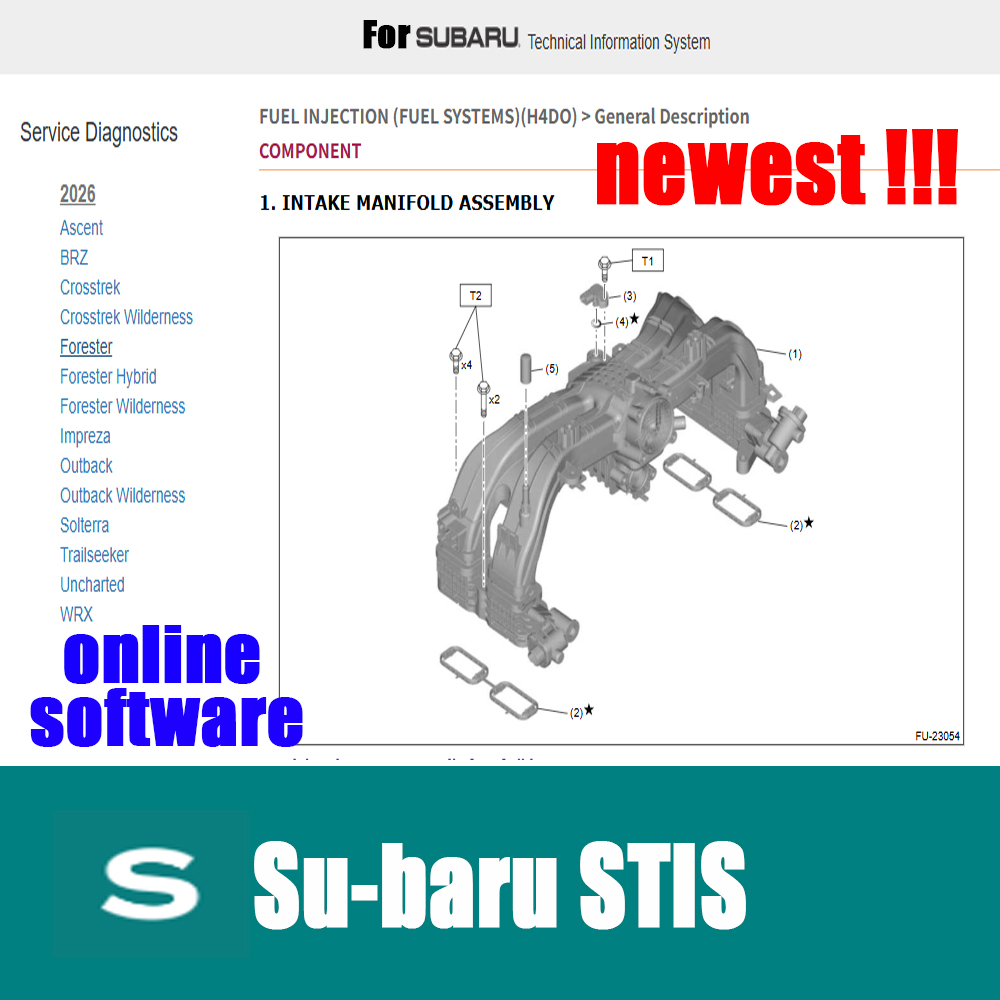 Workshop Tools Online - أحدث برنامج سوبارو STIS للتسجيل عبر