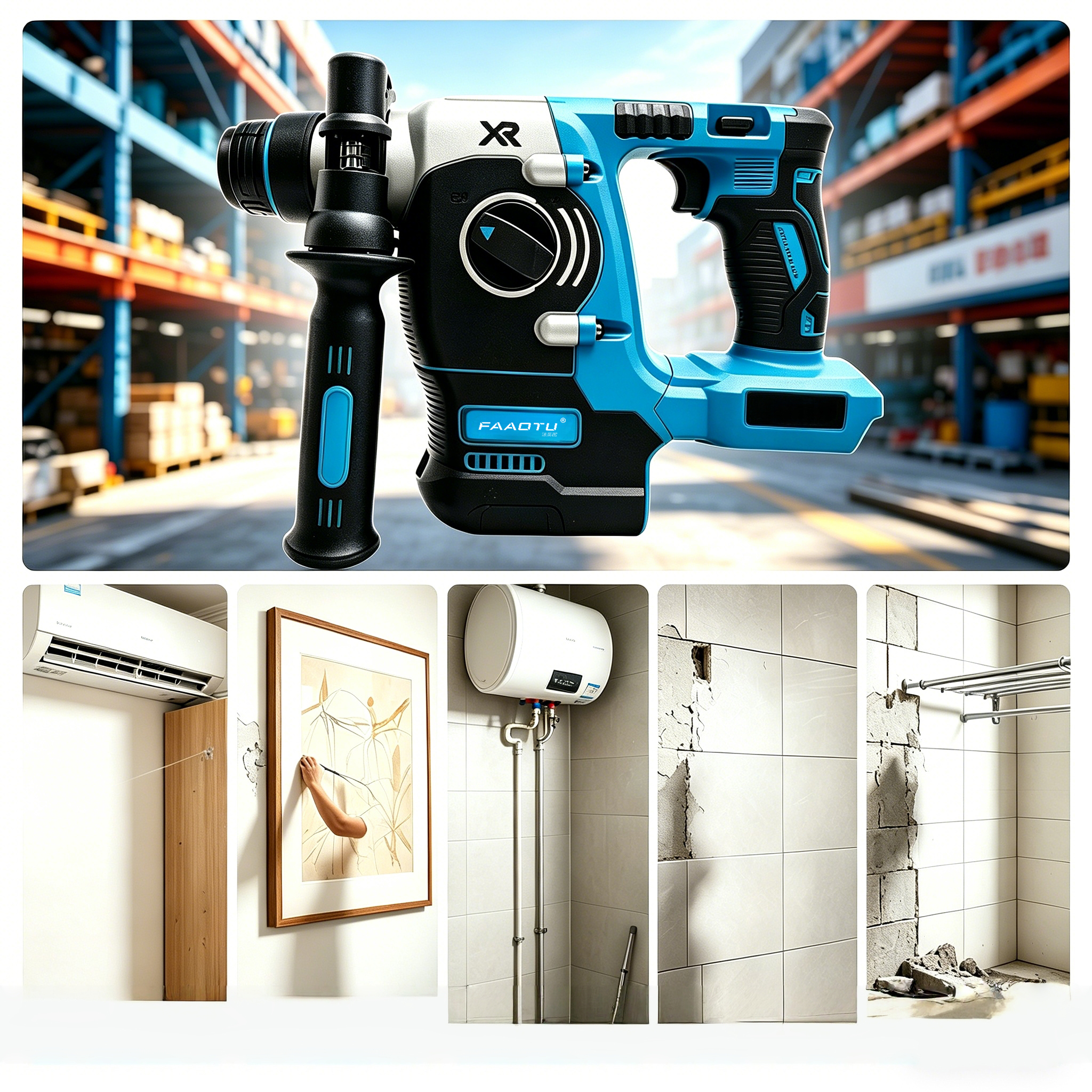 Workshop Tools And Equipment - FAAOTU 273 مثقاب دوار كهربائي لاسلكي