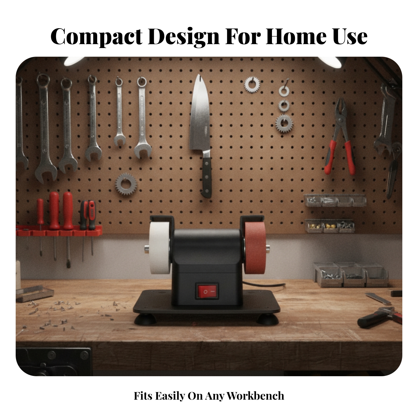 Workshop Tools And Equipment - أداة شحذ الشفرات بقاعدة شفط، طاحونة