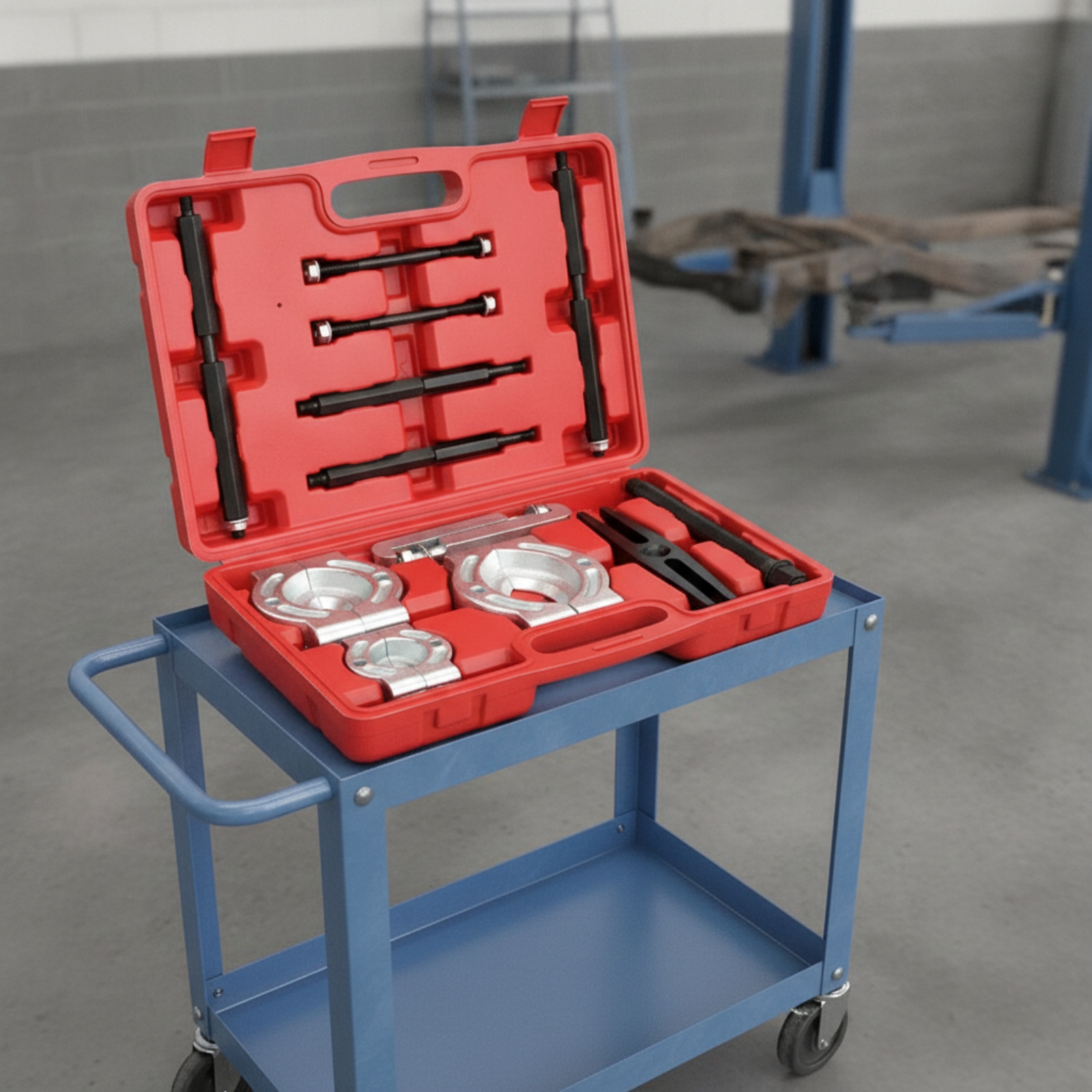 Tools Set Workshop - مجموعة أدوات سحب المحامل مع حافظة،
