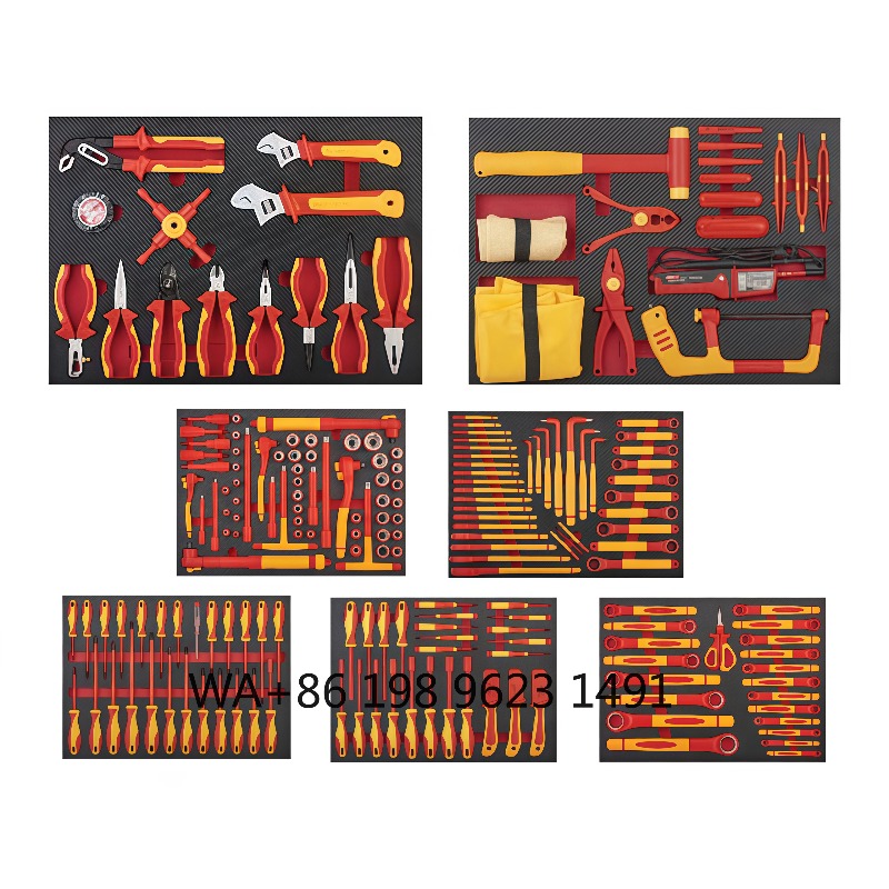 Workshop Tools Safety - مجموعة أدوات عازلة عالية الصلابة 198