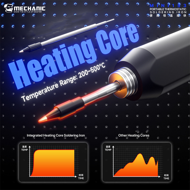 مكواة لحام محمولة ميكانيك ميني - مراجعة Tools Qc وسعره