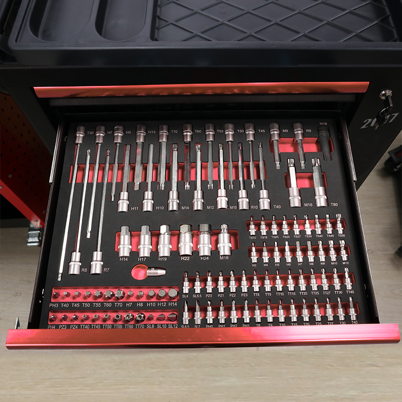 عربة أدوات بـ 7 أدراج مع مجموع - مراجعة Tools Set Workshop وسعره