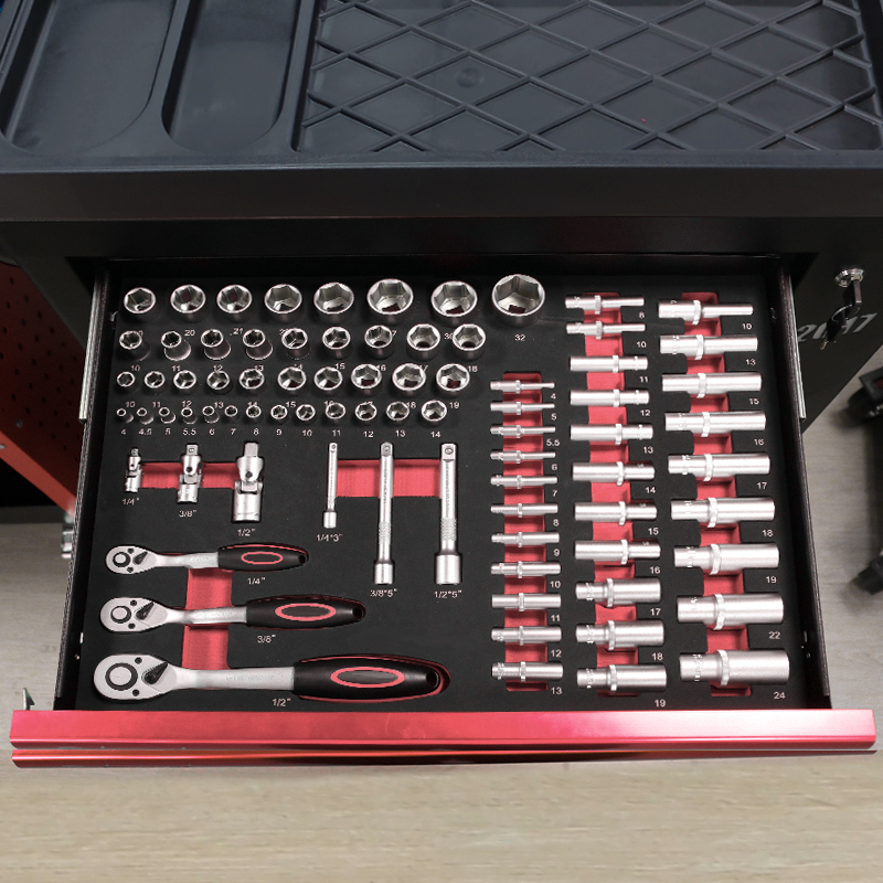 عربة أدوات بـ 7 أدراج مع مجموع - مراجعة Tools Set Workshop وسعره