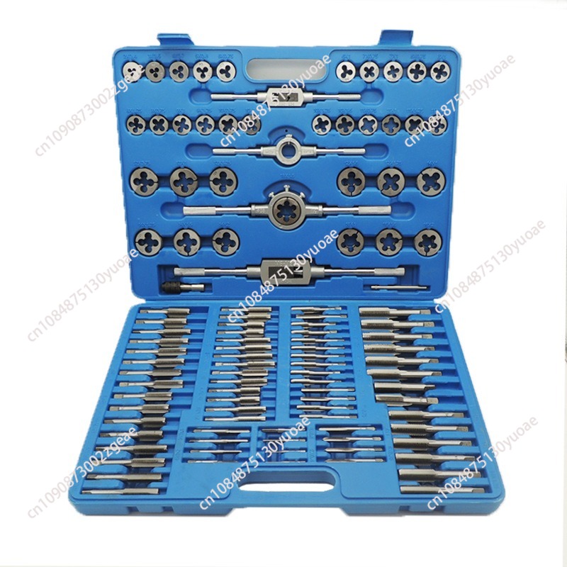 110 قطعة تحمل الصلب الحنفية وي - مراجعة Tap Die Set وسعره