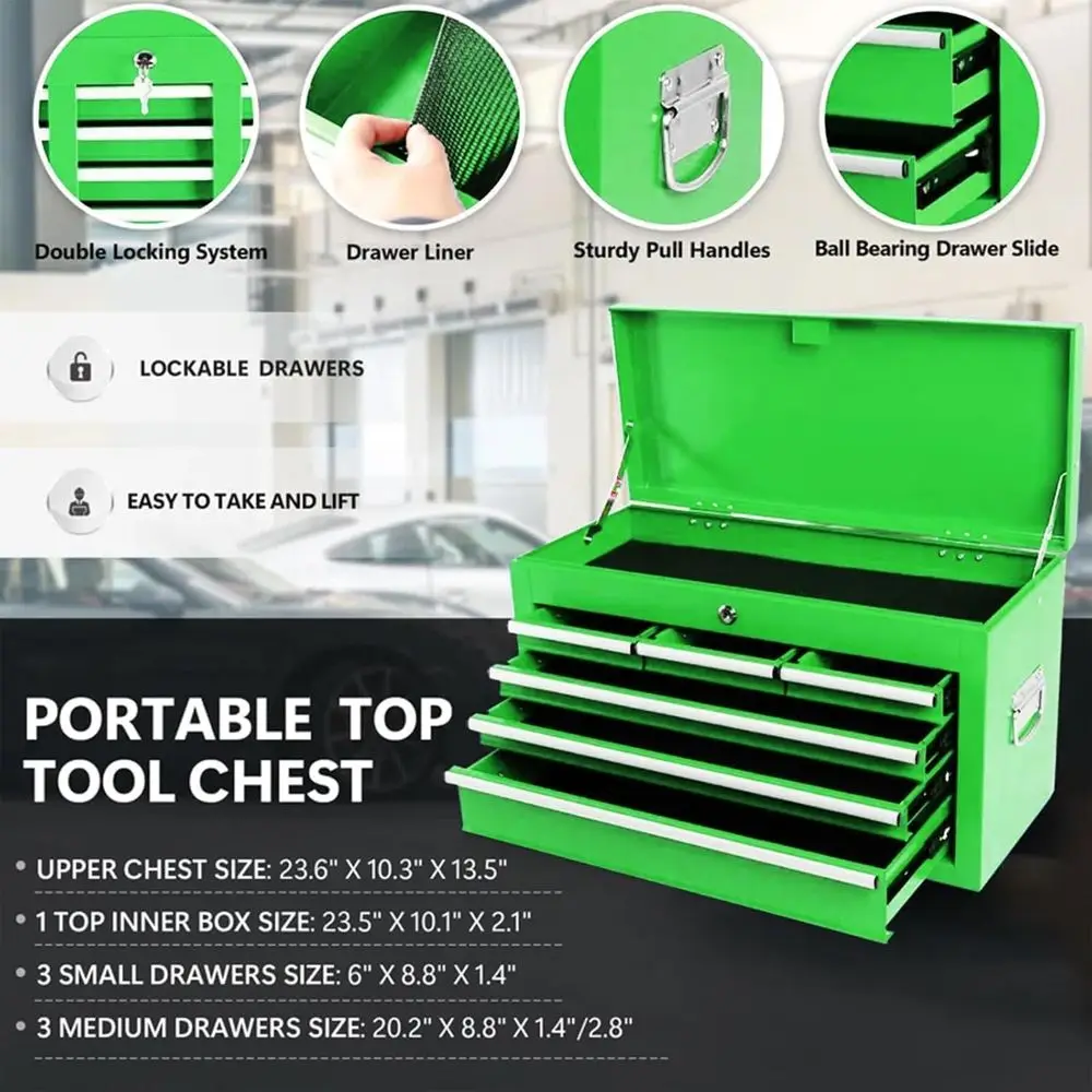صندوق أدوات متنقل بثمانية أدرا - مراجعة Workshop Use Tools وسعره