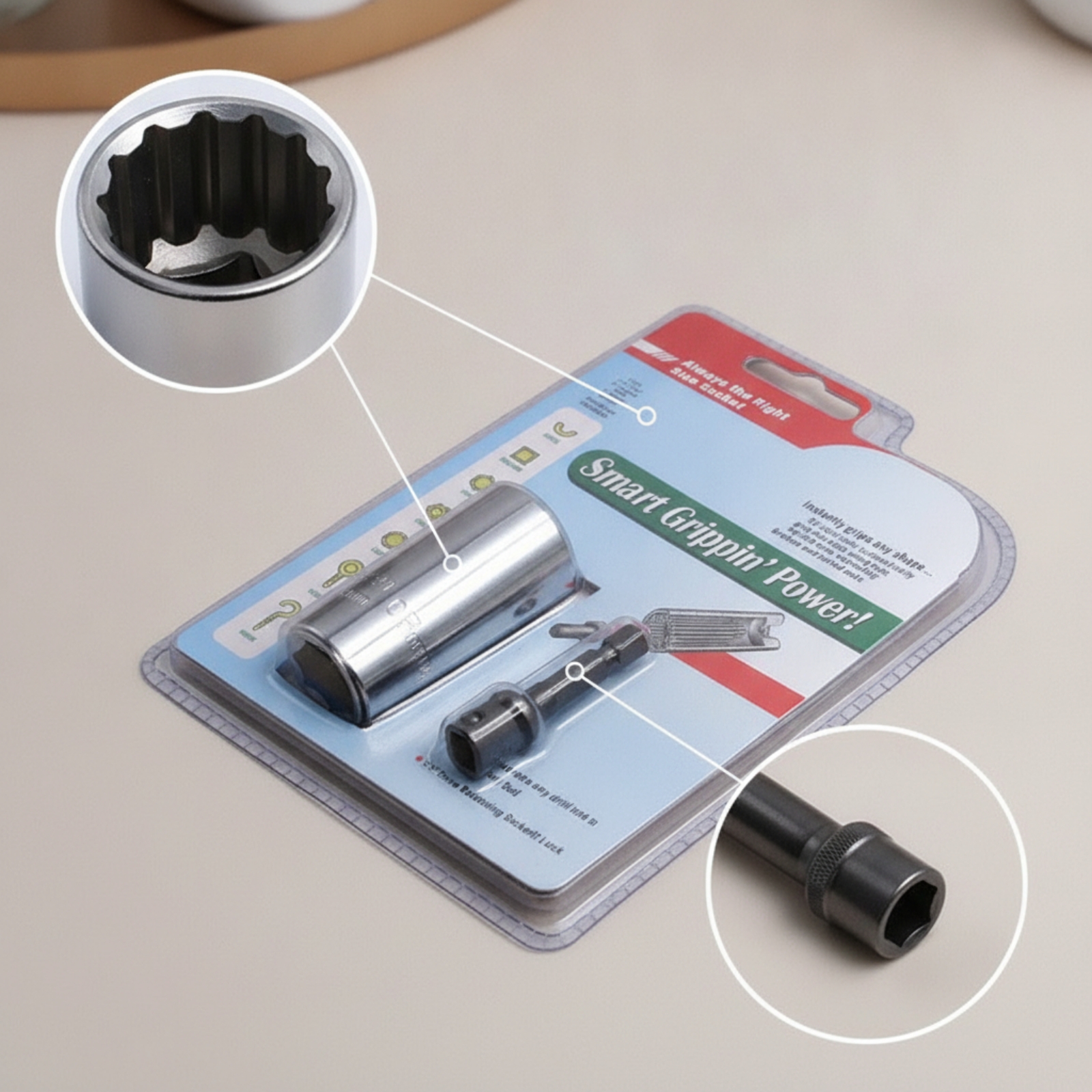 قطعتان من محول المقبس مع قضيب  - مراجعة Tools & Workshop Equipment وسعره