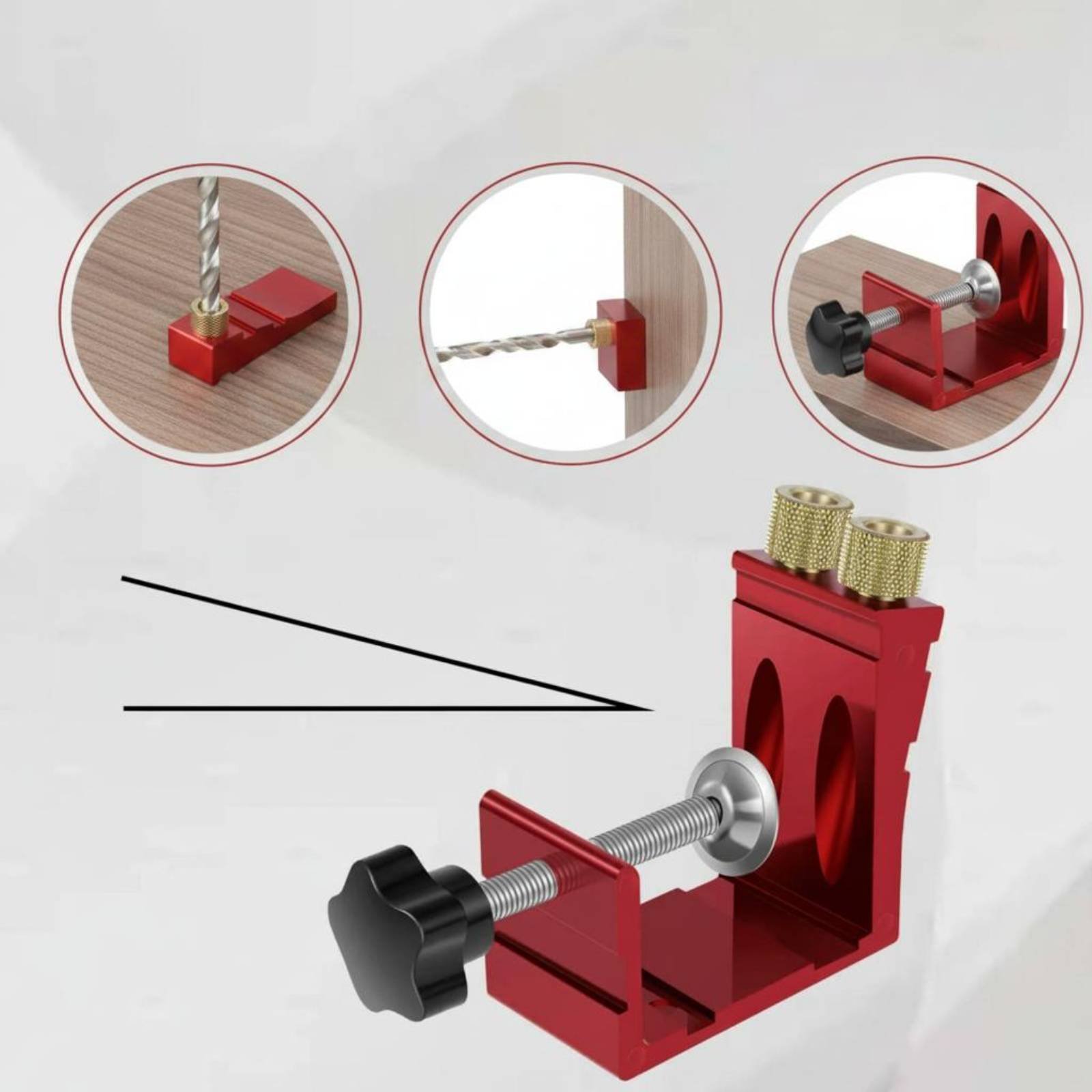 طقم توجيه حفر بزاوية 15 درجة ق - مراجعة Workshop Joinery Tools وسعره