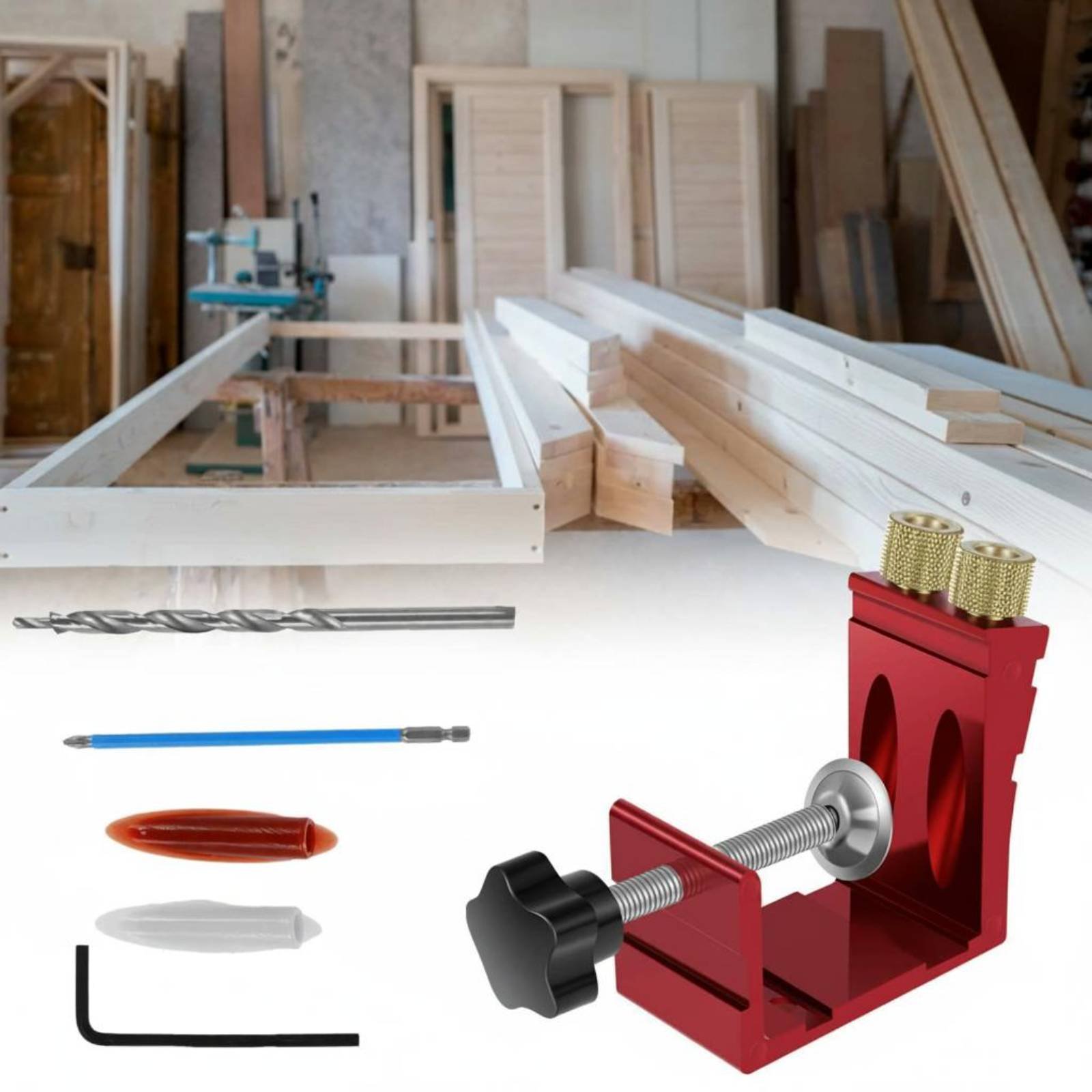 طقم توجيه حفر بزاوية 15 درجة ق - مراجعة Workshop Joinery Tools وسعره