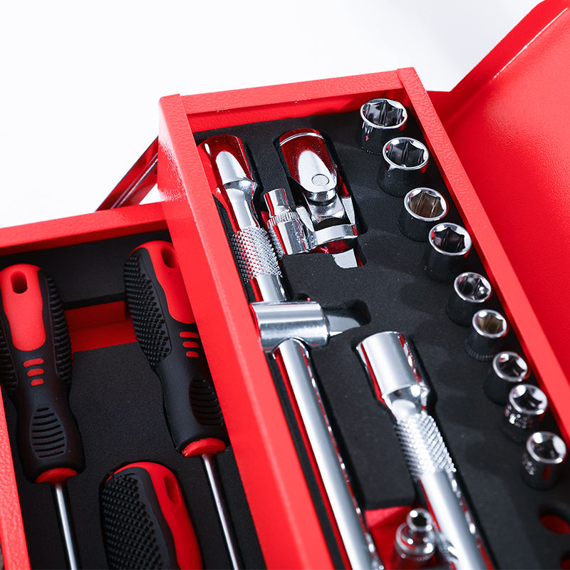 صندوق أدوات محمول 18 بوصة بمقب - مراجعة Tools Set Workshop وسعره
