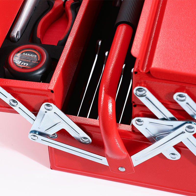 صندوق أدوات محمول 18 بوصة بمقب - مراجعة Tools Set Workshop وسعره