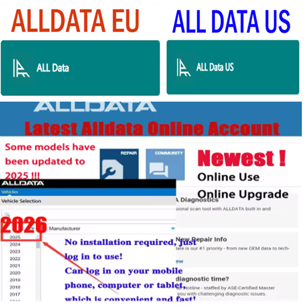 برنامج Alldata الأحدث للاتحاد  - مراجعة Workshop Tools Online وسعره