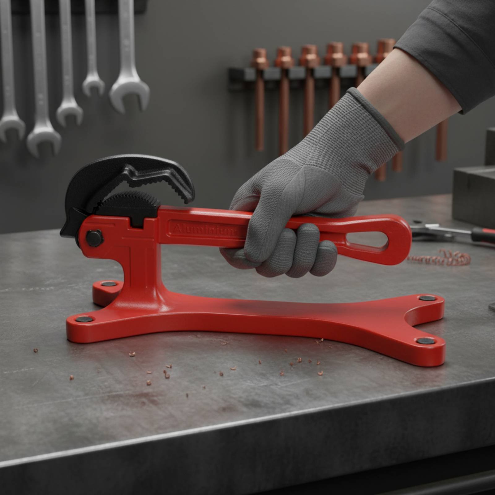 مفتاح أنابيب ذاتي القفل محمول  - مراجعة Workshop Tools And Equipment وسعره