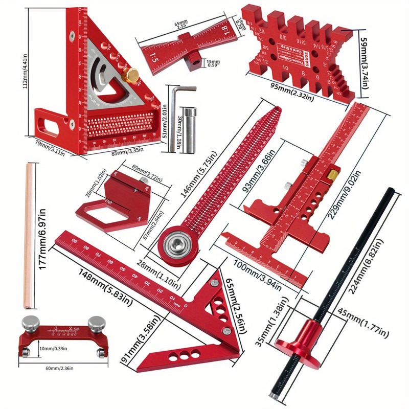 مجموعة أدوات النجارة متعددة ال - مراجعة Workshop Joinery Tools وسعره
