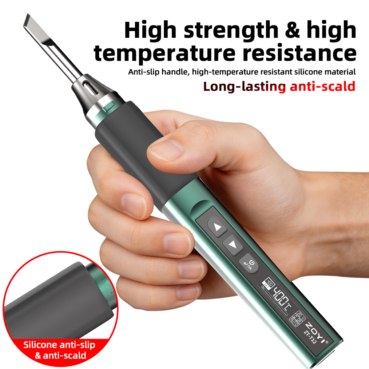 قلم لحام ذكي بقوة 100 واط مع ت - مراجعة Tools Qc وسعره
