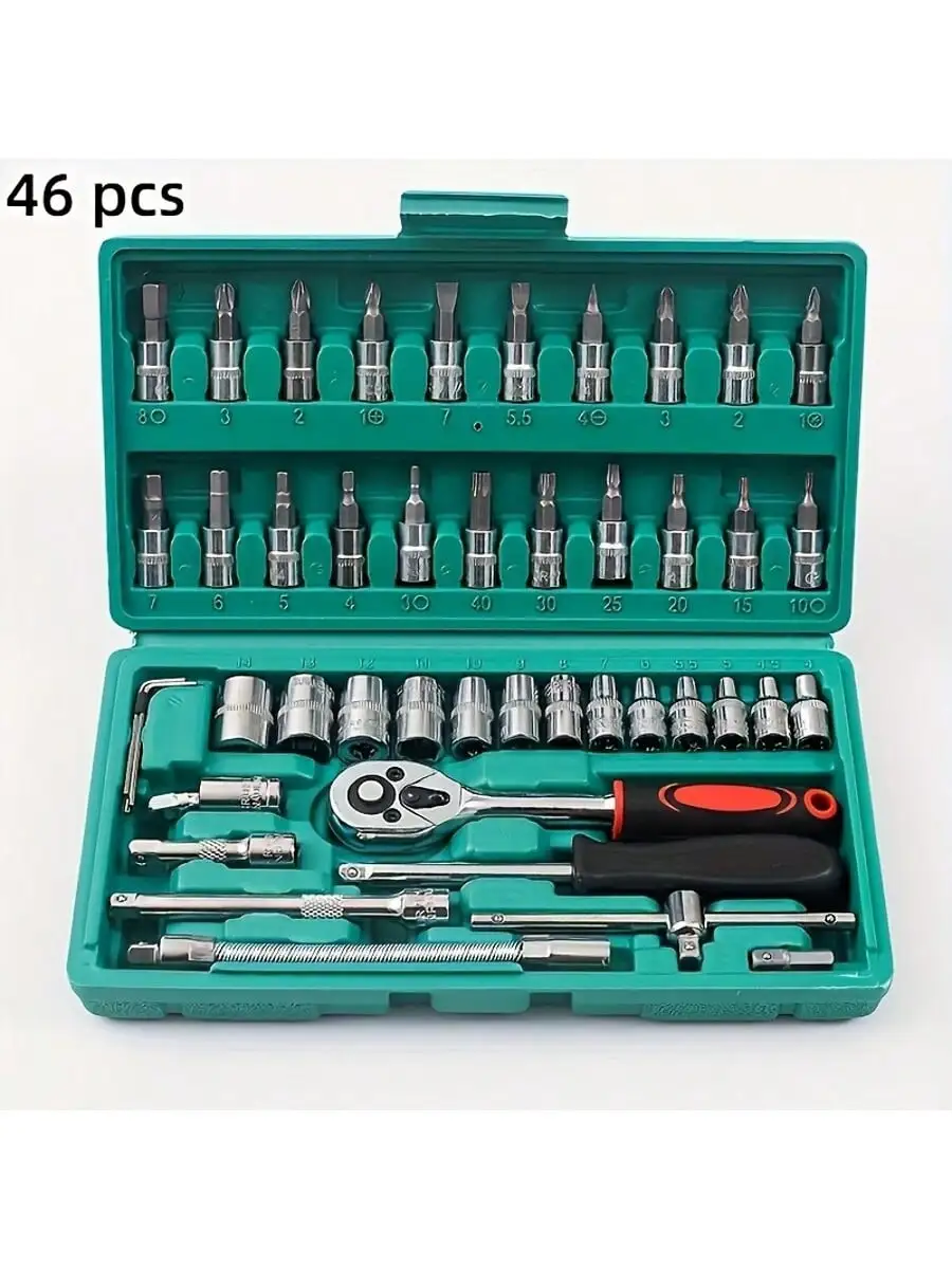 طقم مفاتيح ربط بسقاطة 46 قطعة  - مراجعة Tool Chest Cabinet وسعره