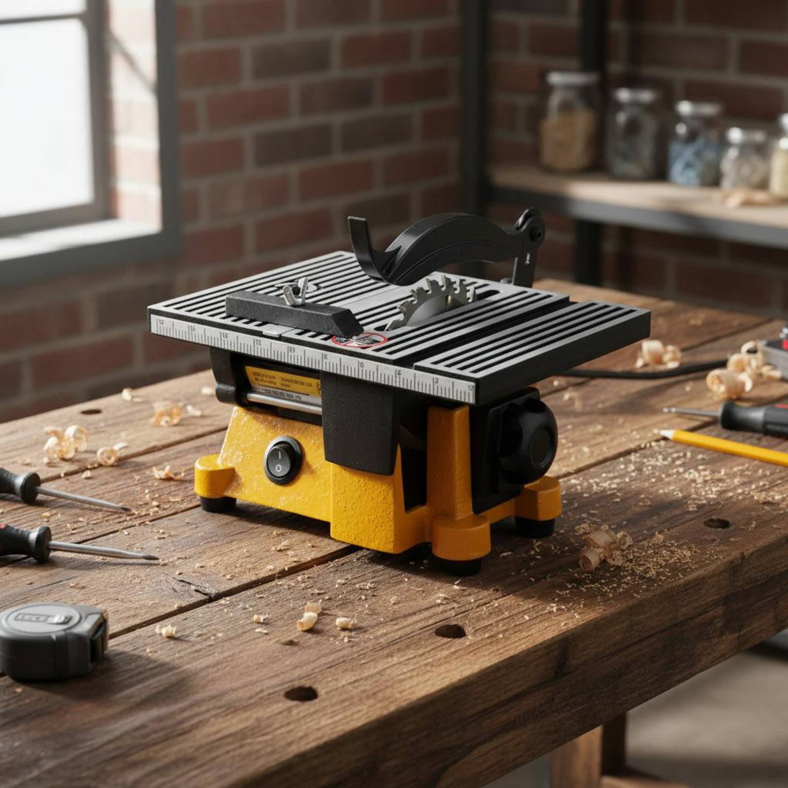 منشار طاولة صغير محمول، آلة قط - مراجعة Workshop Tools Bench وسعره